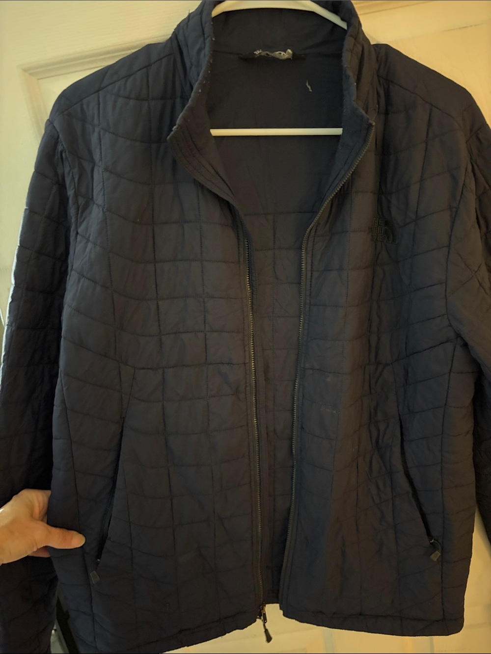 The North Face Quilted Puffer Jacket - Dark navy Blue
